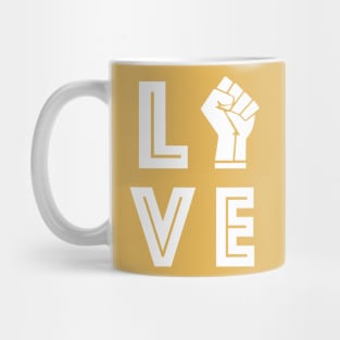 love black power fist, black lives matter Mug